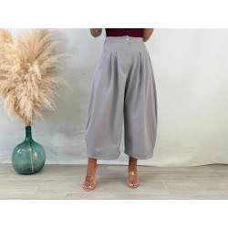 Pantalón balloon pirata gris