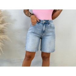 Bermuda vaquera corta