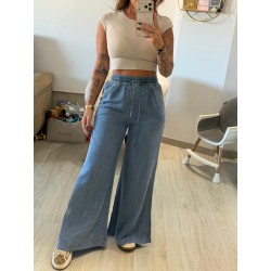 Pantalón fino palazo