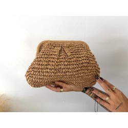 Bolso rafia oscuro