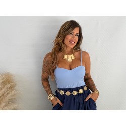 Body cascos celeste