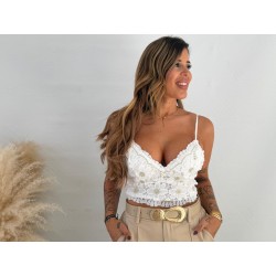 Top margarita blanco