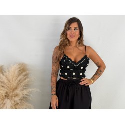 Top margarita negro