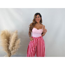 Top cascos rosa