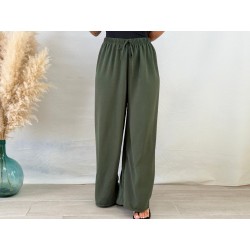 Pantalón fluido verde
