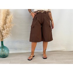 Bermuda cargo marrón