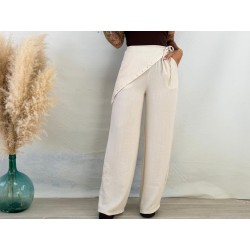 Pantalón lino pañuelo