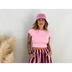 Camiseta rosa
