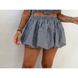 Falda pantalones globo Vichy