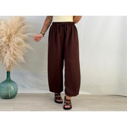 Pantalón jogger marrón