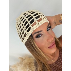 Gorro crochet espejitos