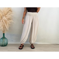 Pantalón aladin beige