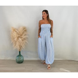 Mono cuadros Vichy celeste