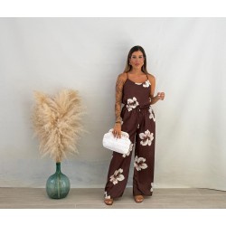 Conjunto raso estampado