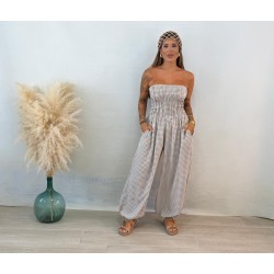 Mono cuadros Vichy camel