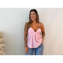 Camisa bolitas rosa