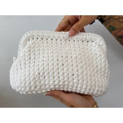 Bolso crochet blanco