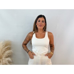 Camiseta licra beige