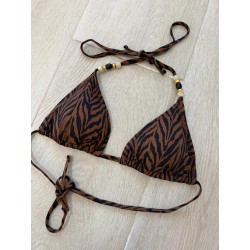 Sujetador bikini cebra