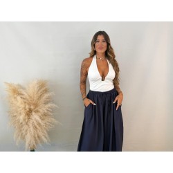 Body escote U blanco