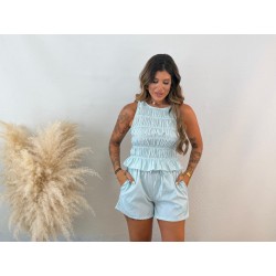 Conjunto Vichy mar