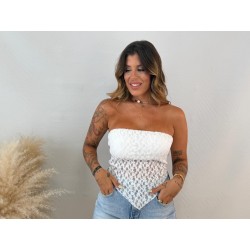 Pañuelo top encaja