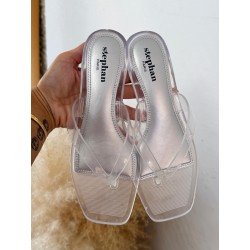 Sandalias transparentes