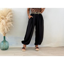 Pantalón bambula negro