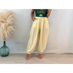 Pantalón bambula amarillo