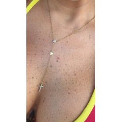 Collar colgante cruZ