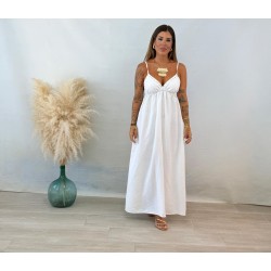 Vestido tachas blanco