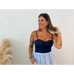 Camiseta cascos azul marina