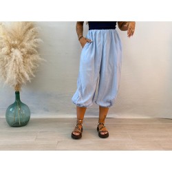 Pantalón bambula pirata...