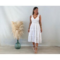 Vestido encaje blanco