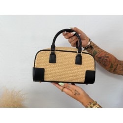 Bolso rafia negro
