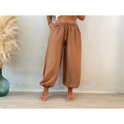 Pantalón jogger camel