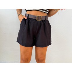 Pantalón cinturón negro