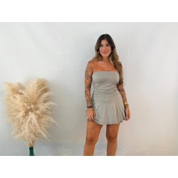 Mono/vestido taupe