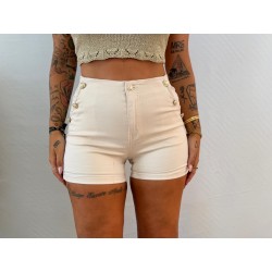 Vaquero botones beige