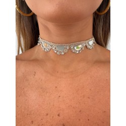 Choker espejos ovalados