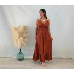 Vestido caldera lazo
