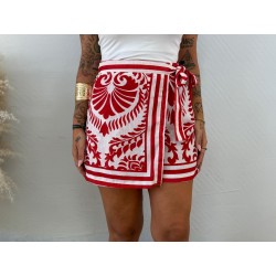 Falda pantalón pareo etnico