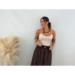 Camiseta básica beige