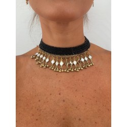 Choker lagrimas negro
