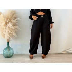 Pantalón balloon negro