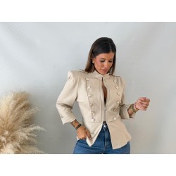 Chaqueta cremalleras Napoleón