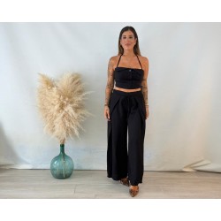 Conjunto solapa negro