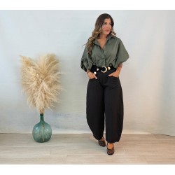 Pantalón bolsillo negro