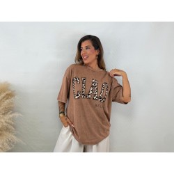 Camiseta efecto lavado ciao