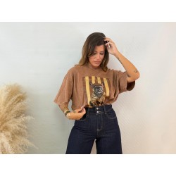 Camiseta oversice perro